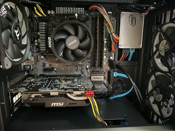 【本出品前特価】Ryzen7 1700x+GTX1060+光るファン搭載ゲーミングPC