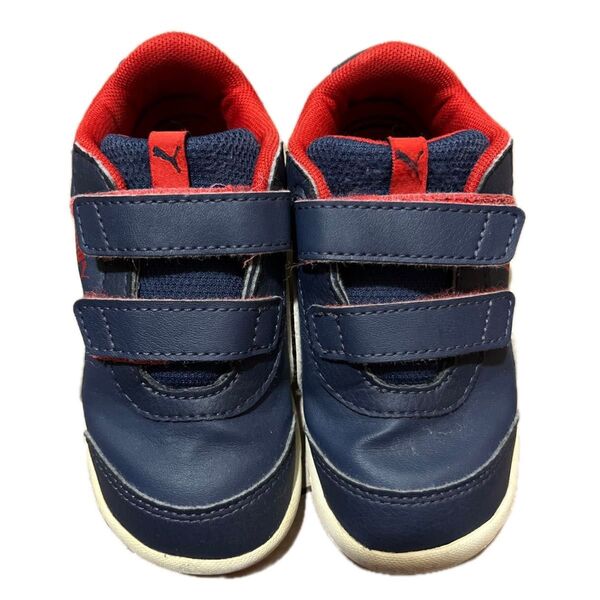 PUMA ベビーシューズ ネイビー 15cm マジックテープ