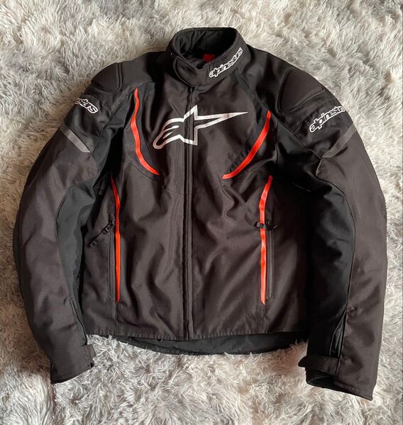 alpinestarsアルパインスターズ T-Jaws v3 ウォータープルーフジャケット 黒ブラック Mサイズ