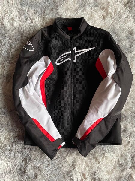 alpinestars アルパインスターズVIPERv2 AIRJACKET バイクジャケット M ポリエステル BLK 黒 白