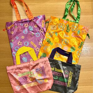 【新品】コカ・コーラ クー ファンタ オリジナル巾着バッグ トートバッグ 4点 Qoo FANTA ランチトート 限定 非売品