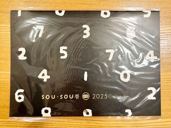 【新品未使用・訳あり】SOUSOU暦 カレンダー 2025 令和7年 限定 非売品 脇阪克ニ テキスタイル 京都 花 和