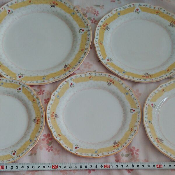 ノリタケ トゥルーラブ(TRUE LOVE)お皿 5枚セット 小花柄 Noritake