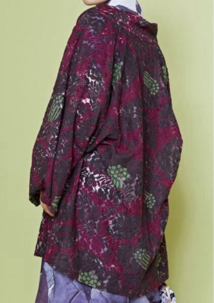 未使用 完売品 倭物やカヤ 透かし柄羽織