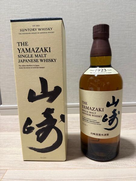 山崎 サントリー シングルモルト SUNTORY ウイスキー ノンビンテージ NV 箱付