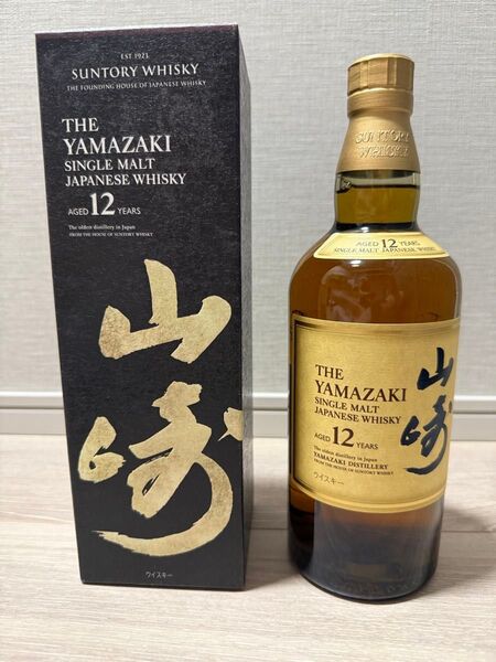 サントリー 山崎12年 シングルモルト ウイスキー 箱付 YAMAZAKI SUNTORY