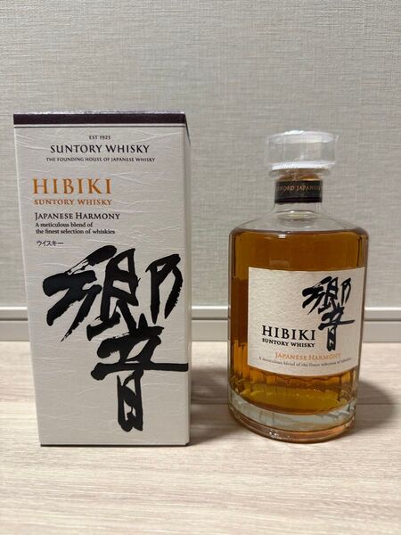 サントリー 響 ジャパニーズハーモニー 箱付 HIBIKI ウイスキー JAPANESE HARMONY 2022年購入