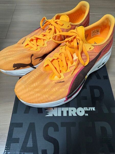 PUMA プーマ ディビエイトニトロエリート3 deviate nitro elite 3 26.5 マラソン ランニング