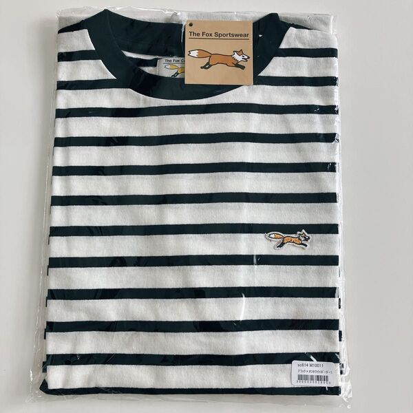 ペニーズ 別注 THE FOX ロゴ ワッペン刺繍 半袖Tシャツ ボーダー