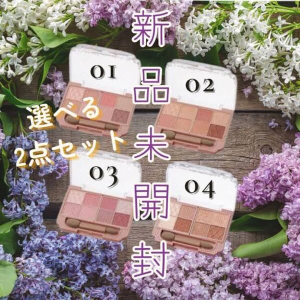 早い者勝ち★選べる2点セット【新品】CANMAKE キャンメイク プティパレットアイズ 01 02 03 04 ギフト プレゼント