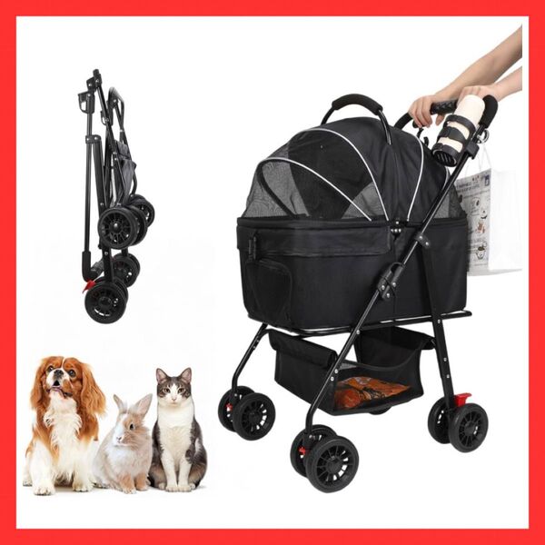 ペットカート 分離式 犬 カート 3WAY 犬用 ベビーカー ペットバギー