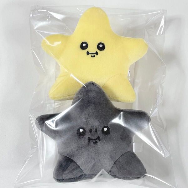 ちいかわ◆黄色 流れ星 黒い流れ星◆ぽてたま ぬいぐるみ◆新品 タグ付き