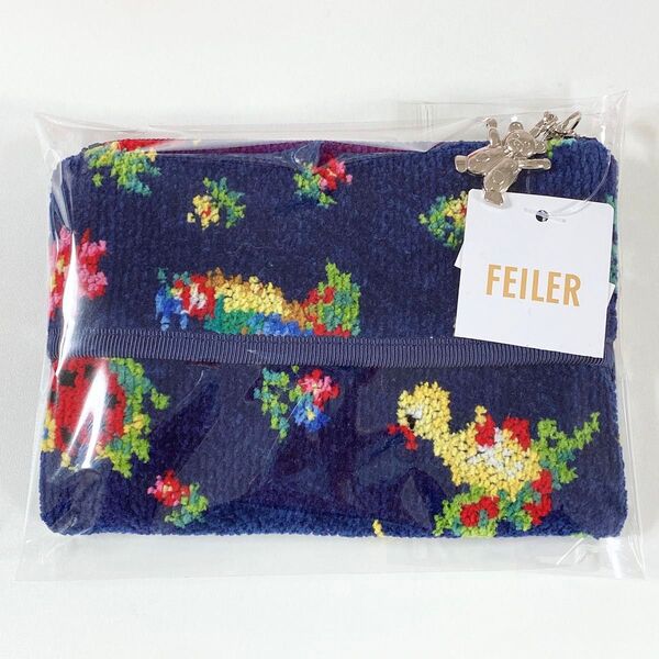 FEILER◆学校フェイラー ハイジ◆ティッシュポーチ◆ネイビー◆新品 タグ付き