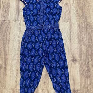 H&M ジャンプスーツ ペイズリー柄 子ども服90 オールインワン