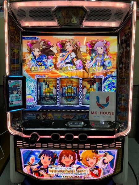 【送料込】アイドルマスターミリオンライブ スマスロ実機 スマスロユニット取付け済 簡易ユニット付