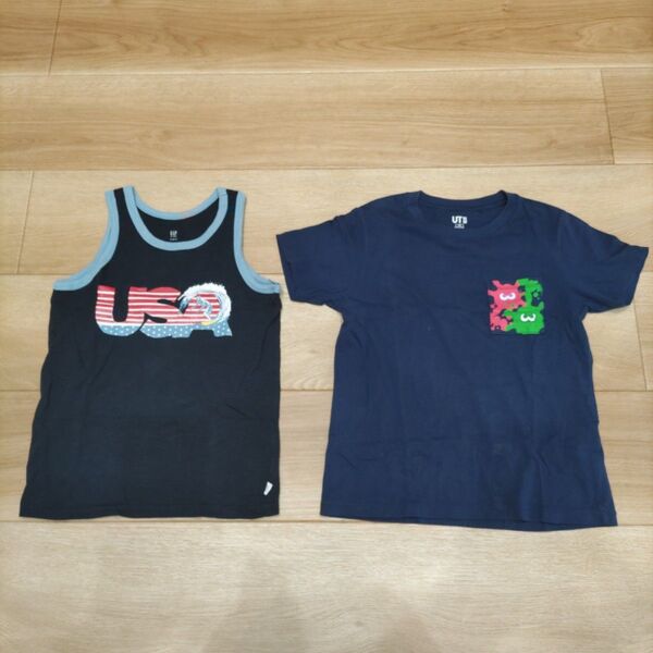 キッズ ジュニア 半袖 Tシャツ スプラトゥーン スプラ タンクトップ ユニクロ H&M 120 130