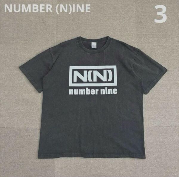 ナンバーナイン 初期 ナインインチネイルズ Tシャツ ブラック 黒 3 鬼フェード 半袖 NUMBER