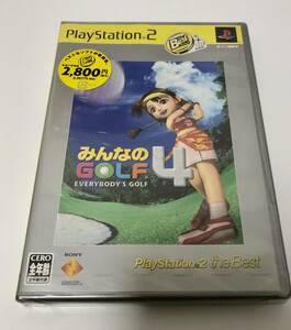 未使用品 みんなのGOLF4 PlayStation 2 the Best 