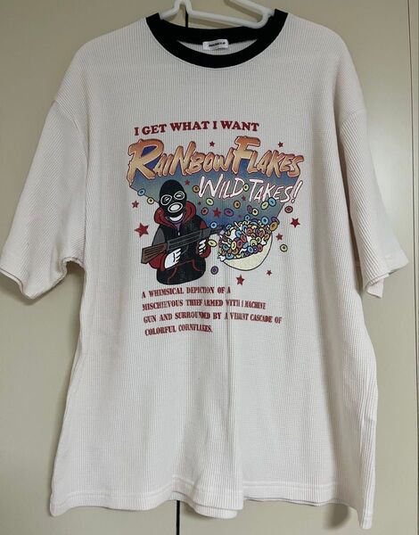 Sedacle ワッフルリンガーTシャツ 半袖Tシャツ 半袖 Tシャツ 白