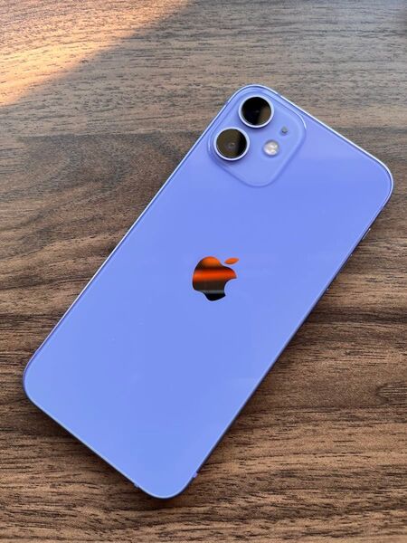 極美品 iPhone12mini 128GB SIMフリー 希少カラー パープル