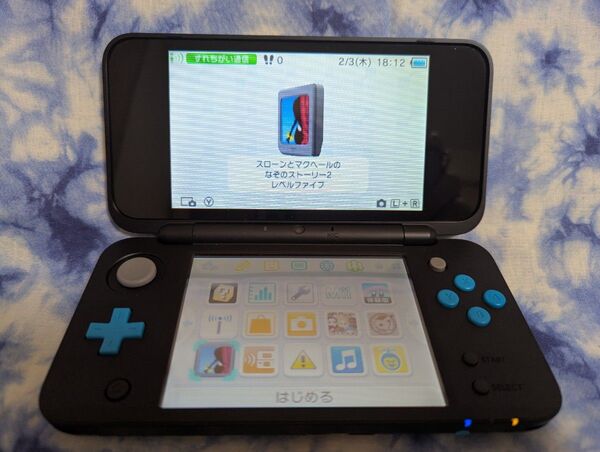 Newニンテンドー2DS LL ブラック×ターコイズ