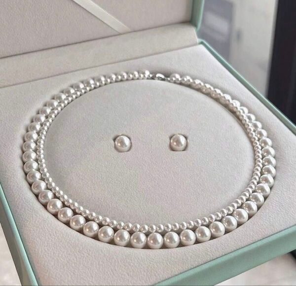 ネックレス パールネックレス アクセサリー SILVER