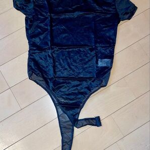 セクシーランジェリー半袖極うすうすつるつるハイレグレオタードオープンクロッチ ナイトウェア スーパーハイレグ ボディスーツ レオタ