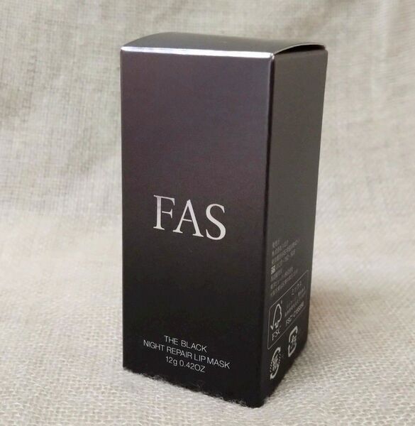 (新品未使用) FAS ファス ザ ブラック ナイト リペア リップマスク (リップトリートメント) 12g