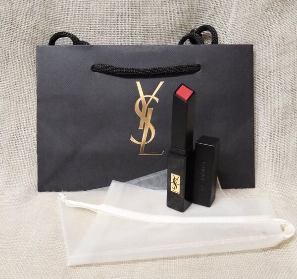 (新品未使用) YSL イヴ サンローラン ボーテ ルージュ ピュールクチュール ザ スリム ベルベット ラディカル 318