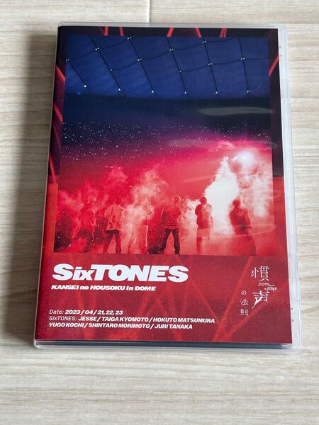 【通常盤Blu-ray】 SixTONES 慣声の法則 in DOME コンサート ライブ