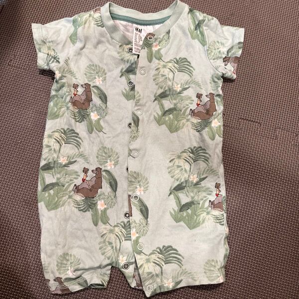 ディズニー ロンパース H&M 74 男の子 女の子でも 半袖