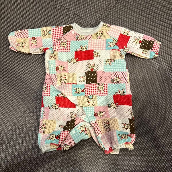 シシュノン 50-70 ロンパース パッチワーク風