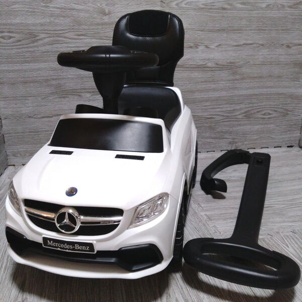 Mercedes-Benz 乗用玩具 足けり 手押し ホワイト