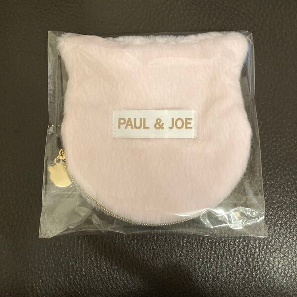 PAUL & JOE ネコ型ふわふわポーチ 小物入れ コインケース