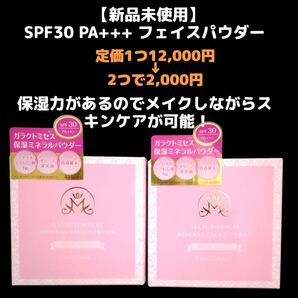 【新品未使用】ミネラルフェイスパウダー SPF30 PA+++ ガラクトミセス