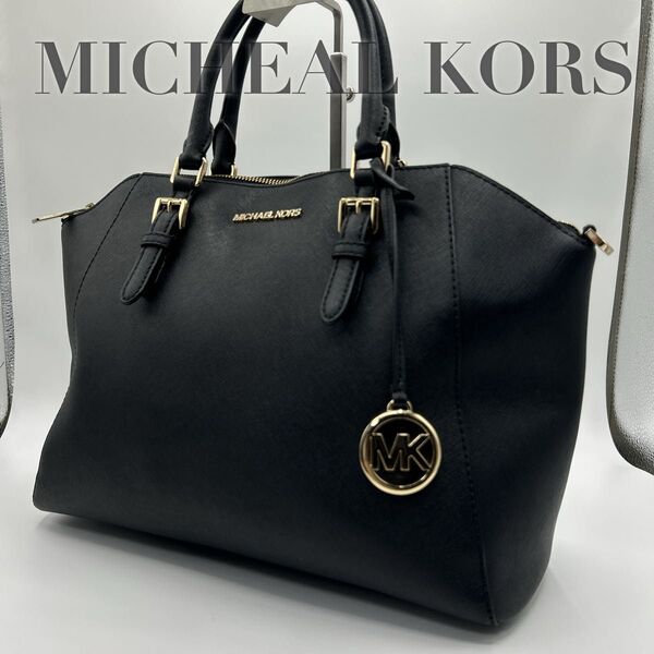 マイケルコース トートバッグ ビジネス A4 収納 ブラック ハンドバッグ MICHAEL KORS