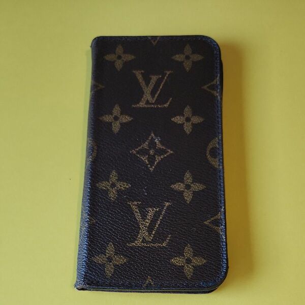 LOUIS VUITTON ルイヴィトンフォリオ モノグラム iPhone X/XS用スマホケース