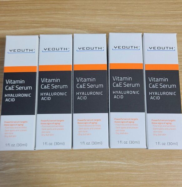 5本セット YEOUTH ユース ビタミンC E 美容液 YVシーアンドイーS