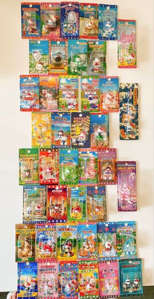 ご当地 ハローキティ ファスナーマスコット キーホルダー大放出42個セット