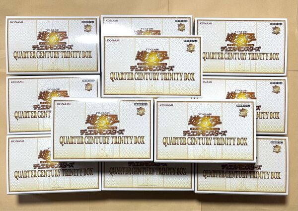 遊戯王 QUARTER CENTURY TRINITY BOX 12BOX 未開封 クォーターセンチュリートリニティボックス