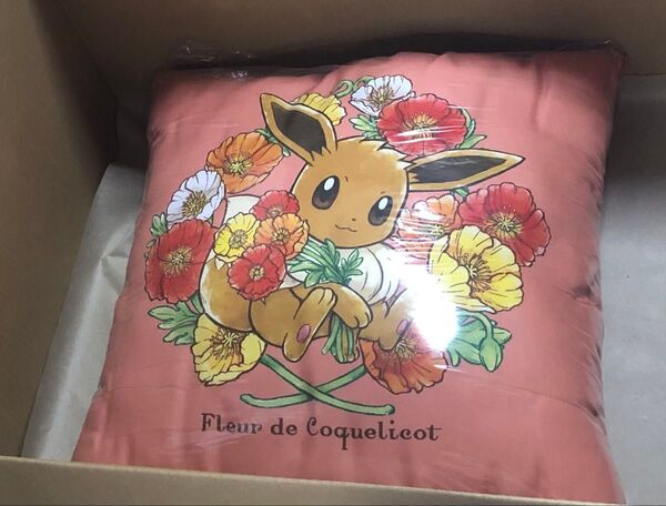 ポケモン イーブイ タッセル付きクッション Fleur de Coquelicot 未使用 未開封