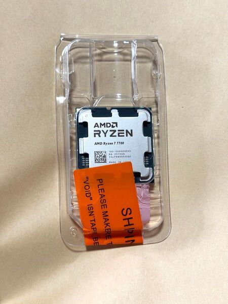 CPU AMD RYZEN7 7700 新品 未開封 バルク品 ゲーミングPC パーツ