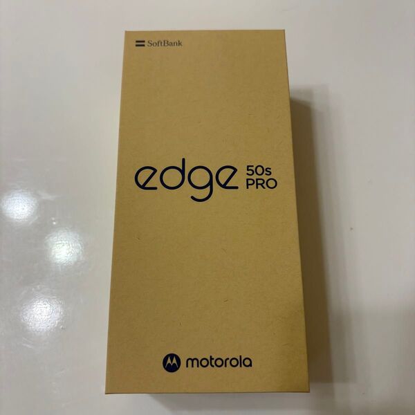 【新品・未使用】motorola edge 50s pro バニラクリーム SoftBank SIMフリー