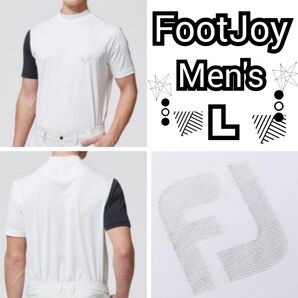 フットジョイ*FootJoy*ゴルフウェア【L】半袖シャツ*モックネックシャツ