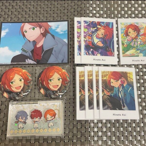 あんスタ 葵ひなた 椎名ニキ 天城一彩 缶バッジ アクスタ アニカフェ アクリルスタンド あんさんぶるスターズ