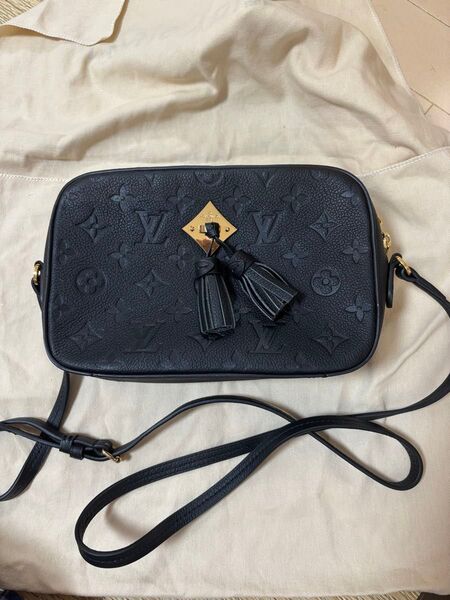 LOUIS VUITTON ルイヴィトン ショルダーバッグ モノグラム アンプラント サントンジュ ブラック