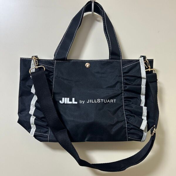 JILL by JILLSTUART ジルスチュアート ブラック フリルトートバッグ 2wayバッグ