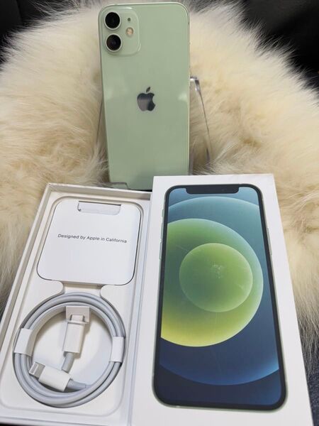 iPhone 12 mini 128GB グリーン 国内版 SIM フリー「美品」 バッテリー100%