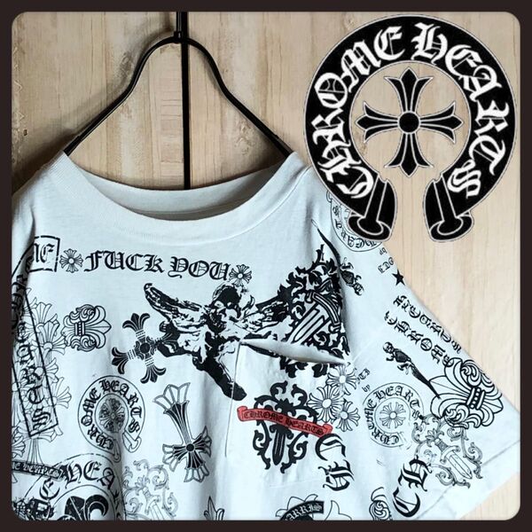 CHROME HEARTS クロムハーツ Tシャツ 希少 マルチロゴ満載