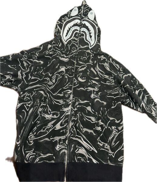 パーカー ape BAPE a bathing エイプ zip hoodie アベイシングエイプ
